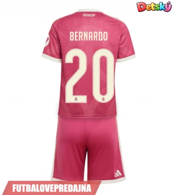 Lacne Dětský Futbalové dres Real Madrid Bernardo Silva #20 2026-27 Krátky Rukáv - Tretina (+ trenírky)